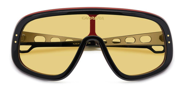 CARRERACarrera Flaglab 17 Special Edition Sunglasses Black Frame Yellow LensesEYEWEAREcecile