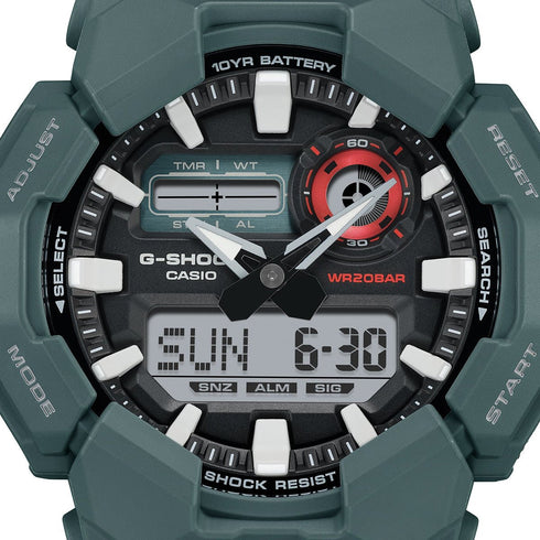 CASIO G - SHOCKCasio G - Shock GA - 010 - 2AER Men's Analog - Digital Watch - Green Resin StrapWATCHESEcecile