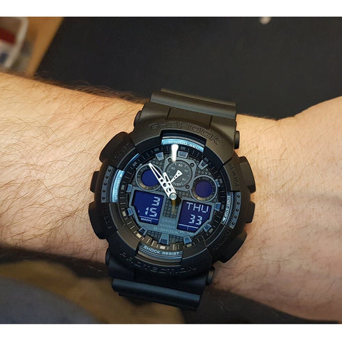 CASIO G - SHOCKCasio G - SHOCK GA - 100 - 1A2ER Men's Analog - Digital Watch - Black Resin StrapWATCHESEcecile