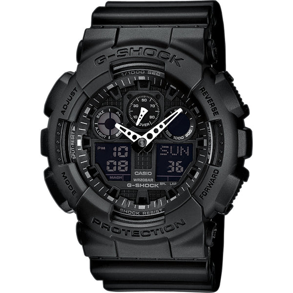 CASIO G - SHOCKCasio G - SHOCK GA - 100 - 1A2ER Men's Analog - Digital Watch - Black Resin StrapWATCHESEcecile