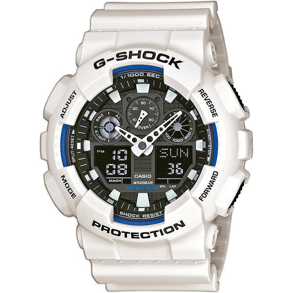 CASIO G - SHOCKCasio G - SHOCK GA - 100B - 7AER Men's Watch – White Analog - DigitalWATCHESEcecile
