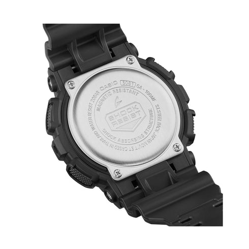 CASIO G - SHOCKCasio G - SHOCK GA - 100MF - 1AER Men's Analog - Digital Watch – Black Resin Band, Multi - Fluorescent AccentsWATCHESEcecile