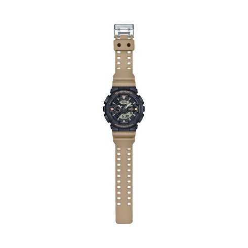 CASIO G - SHOCKCasio G - Shock GA - 110TU - 1A5ER Men's Watch - Black and Beige, Analog - DigitalWATCHESEcecile