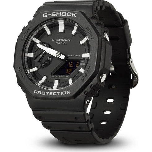 CASIO G - SHOCKCasio G - SHOCK GA - 2100 - 1AER Men's Analog - Digital Watch – Carbon Core Guard, Black Resin Band, 200M Water ResistanceWATCHESEcecile