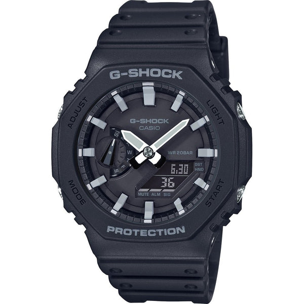 CASIO G - SHOCKCasio G - SHOCK GA - 2100 - 1AER Men's Analog - Digital Watch – Carbon Core Guard, Black Resin Band, 200M Water ResistanceWATCHESEcecile