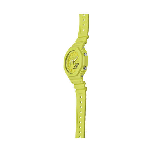 CASIO G - SHOCKCasio G - Shock GA - 2100 - 9A9ER Men's Analog - Digital Watch - Yellow Resin Band, Yellow DialWATCHESEcecile
