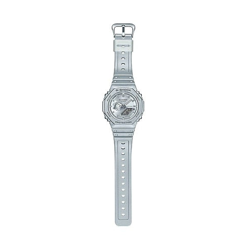 CASIO G - SHOCKCasio G - Shock GA - 2100FF - 8AER Men's Analog - Digital Watch - Metallic SilverWATCHESEcecile