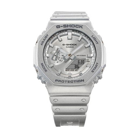 CASIO G - SHOCKCasio G - Shock GA - 2100FF - 8AER Men's Analog - Digital Watch - Metallic SilverWATCHESEcecile
