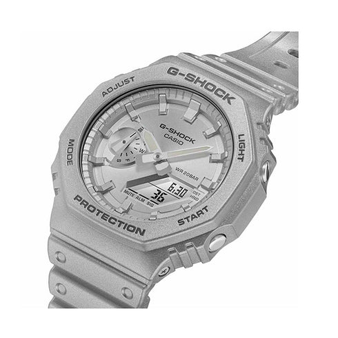 CASIO G - SHOCKCasio G - Shock GA - 2100FF - 8AER Men's Analog - Digital Watch - Metallic SilverWATCHESEcecile