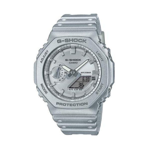 CASIO G - SHOCKCasio G - Shock GA - 2100FF - 8AER Men's Analog - Digital Watch - Metallic SilverWATCHESEcecile