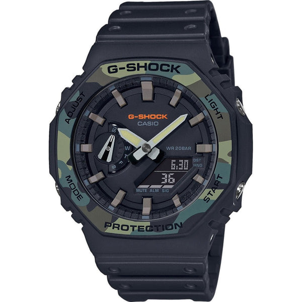 CASIO G - SHOCKCasio G - SHOCK GA - 2100SU - 1AER Men's Analog - Digital Watch – Carbon Core Guard, Camouflage Bezel, 200M Water ResistanceWATCHESEcecile