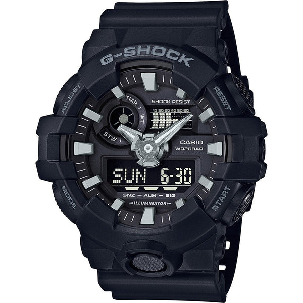 CASIO G - SHOCKCasio G - SHOCK GA - 700 - 1BER Men's Analog - Digital Watch – Bold Design, 200M Water ResistanceWATCHESEcecile