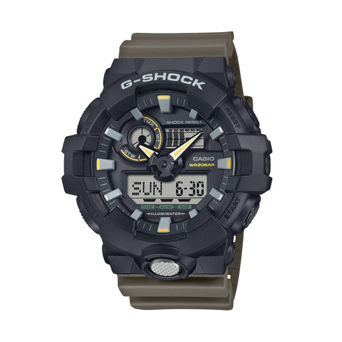 CASIO G - SHOCKCasio G - SHOCK GA - 710TU - 1A3ER Men's Analog - Digital Watch – Two - Tone Utility Color, 200M Water ResistanceWATCHESEcecile