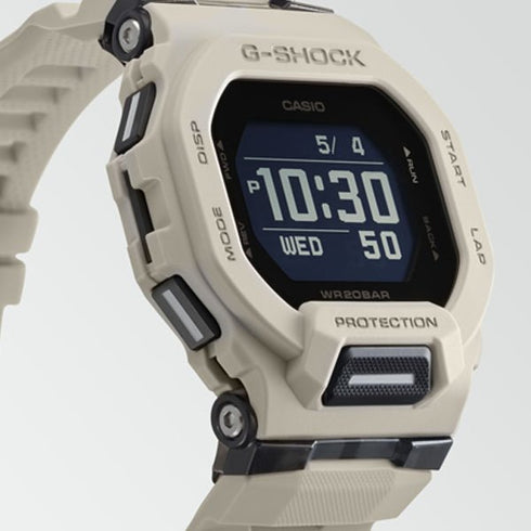 CASIO G - SHOCKCasio G - Shock GBD - 200UU - 9ER Men's Digital Watch - Urban Utility Series, Beige Resin BandWATCHESEcecile