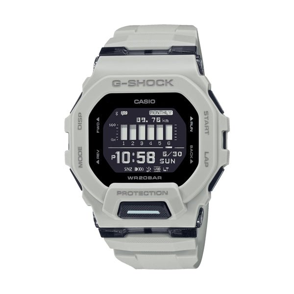 CASIO G - SHOCKCasio G - Shock GBD - 200UU - 9ER Men's Digital Watch - Urban Utility Series, Beige Resin BandWATCHESEcecile