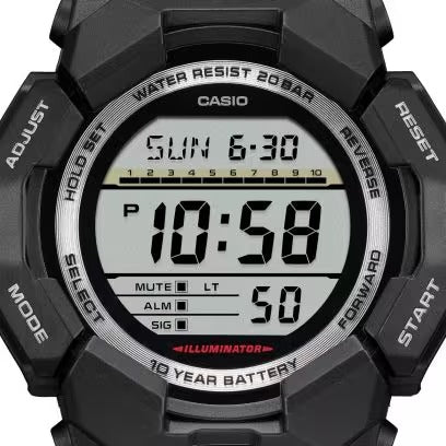 CASIO G - SHOCKCasio G - Shock GD - 010 - 1ER Men's Digital Watch - Black Resin, 10 - Year BatteryWATCHESEcecile