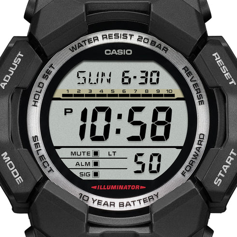 CASIO G - SHOCKCasio G - Shock GD - 010 - 1ER Men's Digital Watch - Black Resin, 10 - Year BatteryWATCHESEcecile