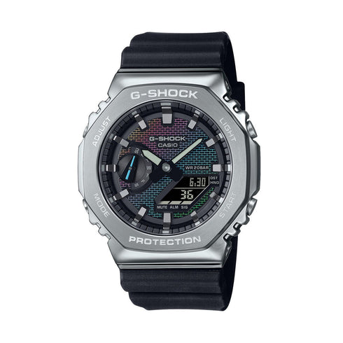 CASIO G - SHOCKCasio G - SHOCK GM - 2100RW - 1AER Men's Watch – Rainbow Brick Dial, Metal BezelWATCHESEcecile