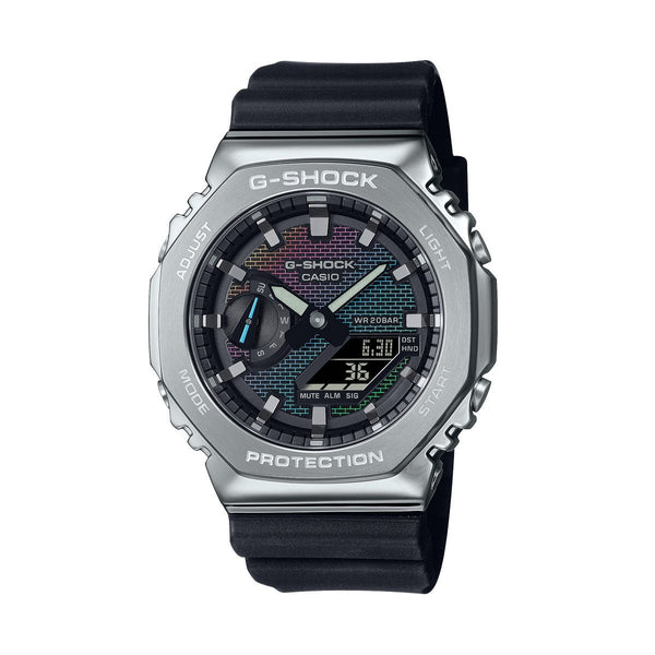 CASIO G - SHOCKCasio G - SHOCK GM - 2100RW - 1AER Men's Watch – Rainbow Brick Dial, Metal BezelWATCHESEcecile
