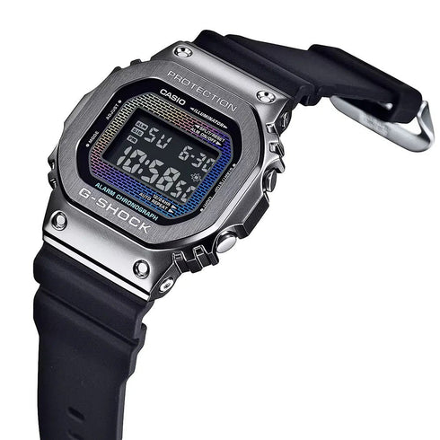 CASIO G - SHOCKCasio G - Shock GM - 5600RW - 1ER G - STEEL 5600 Series Watch with Rainbow Brick Wall DesignWATCHESEcecile
