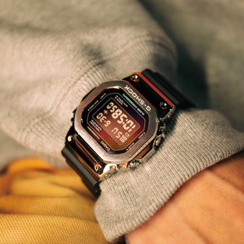 CASIO G - SHOCKCasio G - Shock GM - 5600RW - 1ER G - STEEL 5600 Series Watch with Rainbow Brick Wall DesignWATCHESEcecile