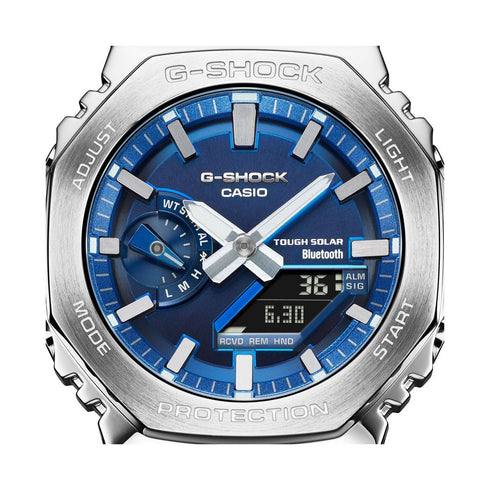 CASIO & VINTAGECasio G - SHOCK GM - B2100AD - 2AER Full Metal Blue Dial Solar - Powered WatchWATCHESEcecile