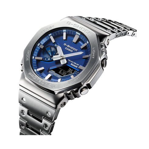CASIO & VINTAGECasio G - SHOCK GM - B2100AD - 2AER Full Metal Blue Dial Solar - Powered WatchWATCHESEcecile