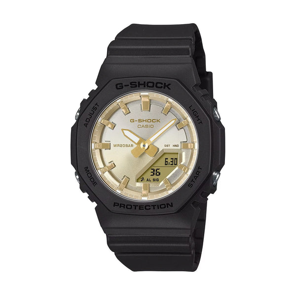 CASIO & VINTAGECasio G - Shock GMA - P2100SG - 1AER Women's Watch – Black Resin Strap, Gold Gradient DialWATCHESEcecile