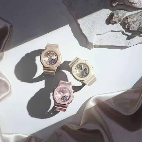 CASIO G - SHOCKCasio G - Shock GMA - P2100ST - 7AER Women's Analog - Digital Watch – White Resin Band, Pearlescent Finish, Bio - Based Materials, Water ResistantWATCHESEcecile