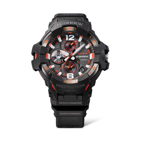 CASIO G - SHOCKCasio G - SHOCK GR - B300 - 1A4ER Men's Watch – Black/Orange, Bluetooth, SolarWATCHESEcecile