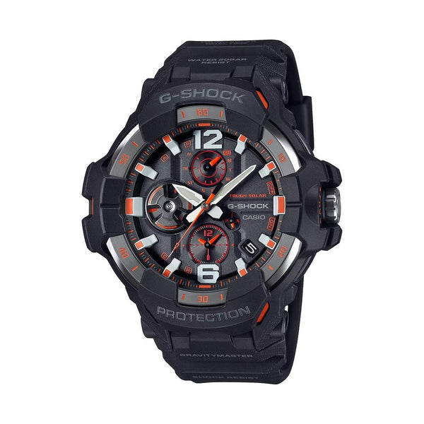CASIO G - SHOCKCasio G - SHOCK GR - B300 - 1A4ER Men's Watch – Black/Orange, Bluetooth, SolarWATCHESEcecile