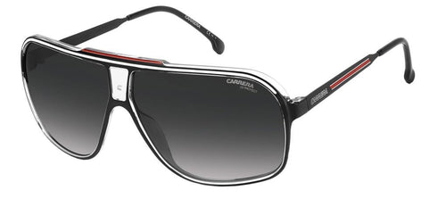 CARRERACarrera Grand Prix 3 OIT/9O Unisex Sunglasses - Black/Red Frame, Dark Grey LensesEYEWEAREcecile