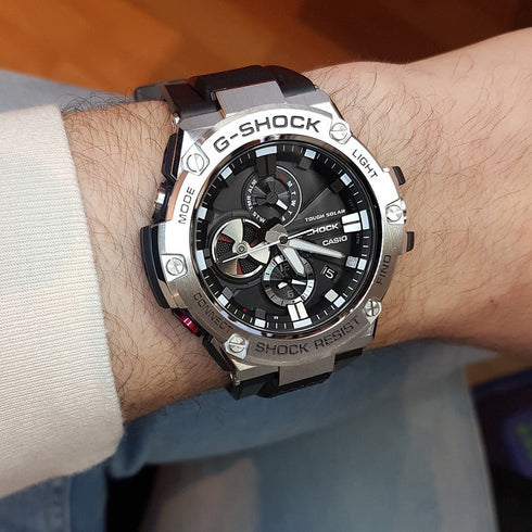CASIO G - SHOCKCasio G - Shock G - STEEL GST - B100 - 1AER Men's Analog - Digital Watch - Black Resin StrapWATCHESEcecile