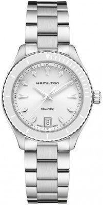 HAMILTONHamilton Jazzmaster Seaview Quartz 37mm H37411111 - Stainless Steel, White DialWATCHESEcecile