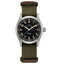 HAMILTONHamilton Khaki Field Quartz H69401930 - 38mm Stainless Steel, Black Dial, Green NATO StrapWATCHESEcecile