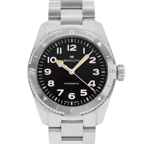 HAMILTONHamilton Khaki Field Expedition Auto H70225130 - 37mm Stainless Steel, Black Dial, Stainless Steel BraceletWATCHESEcecile