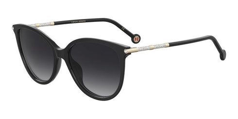 CAROLINA HERRERACarolina Herrera HER 0189/G/S Sunglasses - Black and Gold, 57mmEYEWEAREcecile