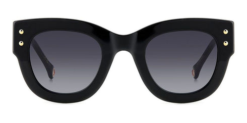 CAROLINA HERRERACarolina Herrera HER 0222/S 3H2 - 9O 47 Women's Sunglasses - Black & Pink Frame, Grey Gradient LensesEYEWEAREcecile