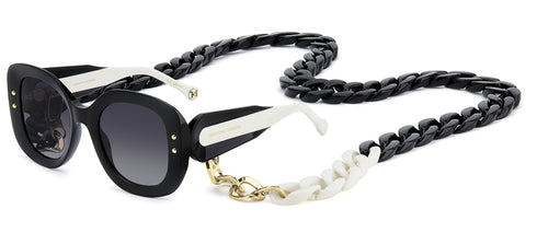CAROLINA HERRERACarolina Herrera HER 0254/S 807 - 9O 53 Women's Sunglasses - Black Frame, Dark Grey Gradient LensesEYEWEAREcecile
