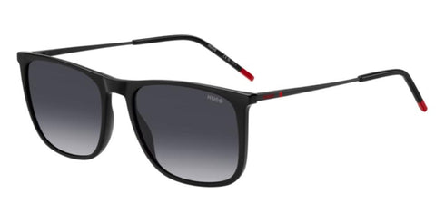 BOSSHUGO HG 1319/S 807 - 9O Men's Square Sunglasses - Black Frame, Dark Grey Gradient LensesEYEWEAREcecile