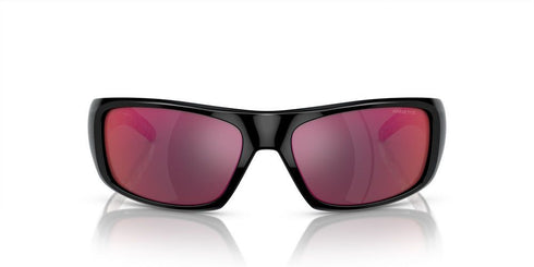 ARNETTEArnette Hot Shot AN4182 2916 - 6Q Men's Sunglasses - Black Frame, Orange Mirror LensesEYEWEAREcecile