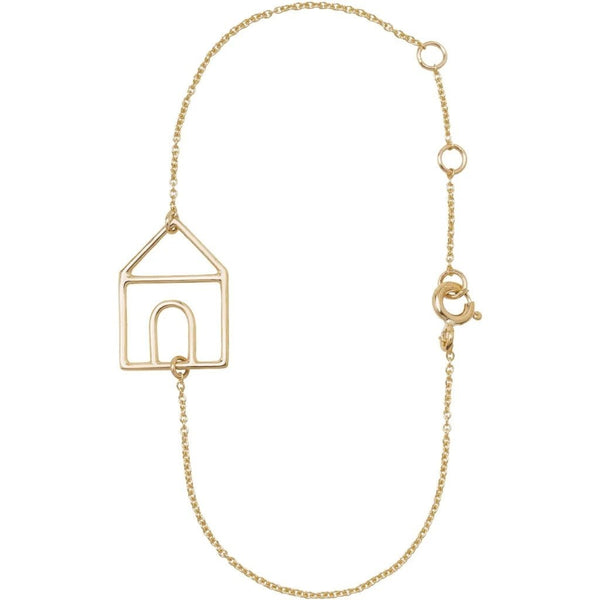 ALIITAAliita HRPU220000YG09K Casita Pura Bracelet – 9K Yellow Gold, HandmadeBIJOUXEcecile