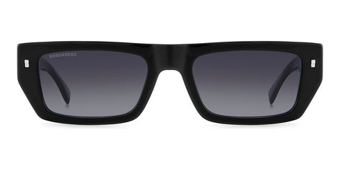 DSQUARED2Dsquared2 ICON 0011/S Sunglasses – Black Frame, Grey Gradient Lenses, 54mmEYEWEAREcecile