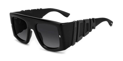 DSQUARED2Dsquared2 ICON 0024/S 807/9O Sunglasses – Black Frame, Grey Lenses, 54mmEYEWEAREcecile