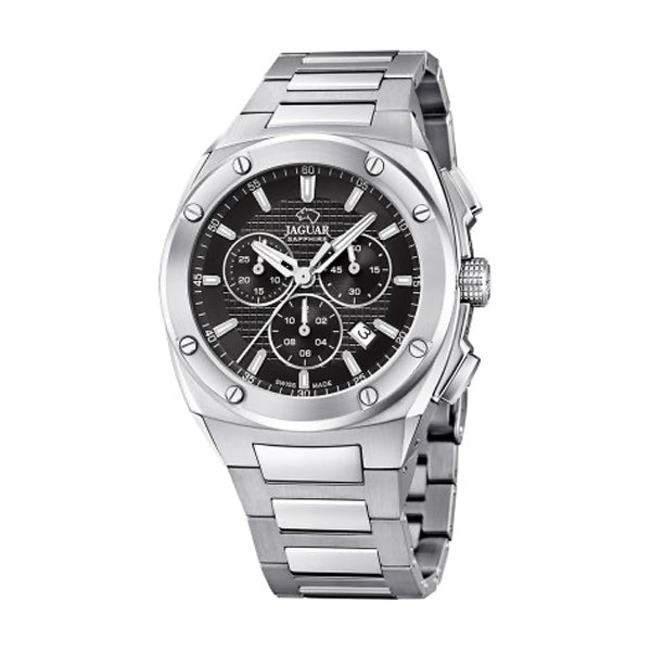 JAGUARJaguar Men's Swiss Quartz Chronograph Watch - Model J805/D, Stainless Steel Case, Black Dial, Sapphire CrystalWATCHESEcecile