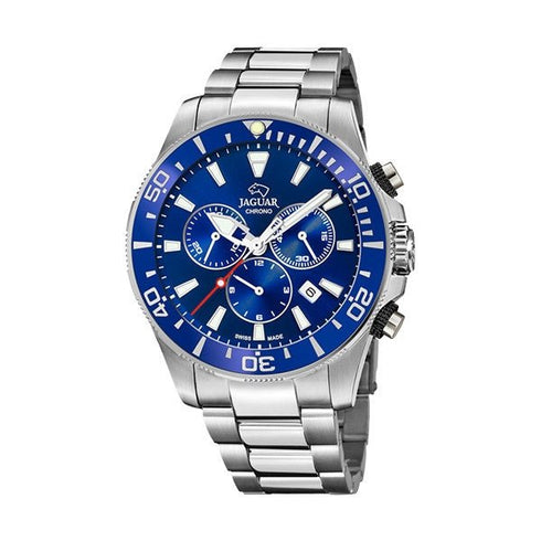 JAGUARJaguar Men's Swiss Quartz Chronograph Watch - Model J861/2, Stainless Steel Case, Blue Dial, Sapphire CrystalWATCHESEcecile