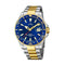 JAGUARJaguar Men's Swiss Quartz Diver Watch - Model J863/C, Two - Tone Stainless Steel, Blue DialWATCHESEcecile