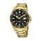 JAGUARJaguar Men's Swiss Quartz Diver Watch - Model J877/3, Gold - Tone Stainless Steel, Black DialWATCHESEcecile