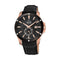 JAGUARJaguar Men's Swiss Quartz Watch - Model J882/1, Rose Gold - Tone Stainless Steel Case, Black Dial, Leather StrapWATCHESEcecile