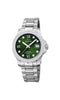 JAGUARJaguar J892/5 Women's Executive Diver Watch - Stainless Steel Bracelet, Green DialWATCHESEcecile